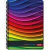 Τετράδιο σπιράλ TETTRIS Colours 17x24cm 3 θεμάτων 90 φύλλων  (Διάφορα σχέδια)