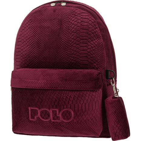 Σακίδιο πλάτης 1+1 θέσεων POLO Limited Edition Μπορντώ (9-01-125-3300 2021)