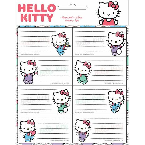 Σχολικές ετικέτες GIM Hello Kitty (συσκευασία 16 ετικετών)