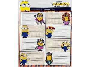 Σχολικές ετικέτες GIM Minions (συσκευασία 16 ετικετών)