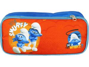Κασετίνα οβάλ GIM Smurfs (344-20144)
