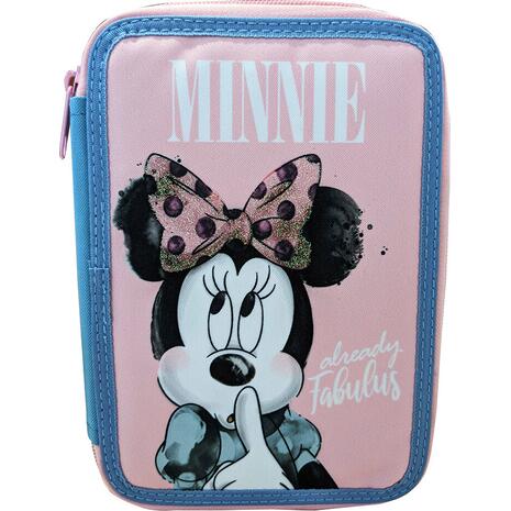 Κασετίνα γεμάτη διπλή GIM minnie fabulous (340-46100)