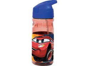 Παγουρίνο πλαστικό GIM Cars με καλαμάκι 500ml (552-86203)