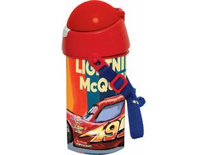 Παγουρίνο πλαστικό GIM Cars με καλαμάκι 500ml (552-86209)