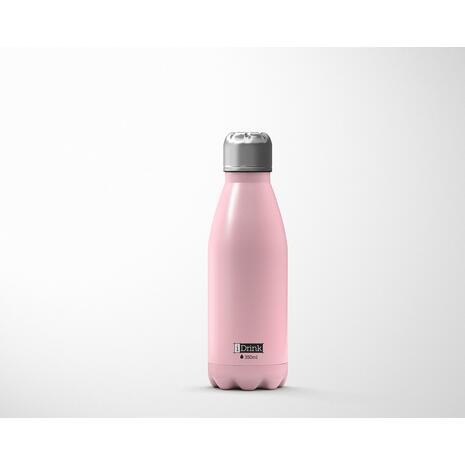 Μπουκάλι θερμός i drink id0315 therm bottle 350ml pas.pink