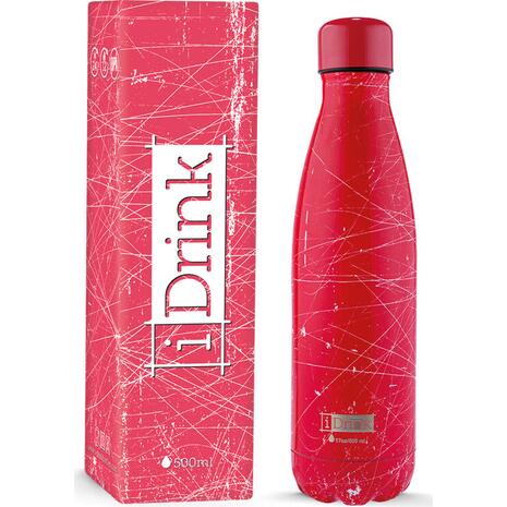 Μπουκάλι θερμός i drink id0089 therm bottle 500ml grunge pink