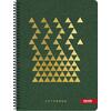 Τετράδιο σπιράλ TETTRIS Eco Gold 21x29cm 2 θεμάτων 60 φύλλων (Διάφορα σχέδια)