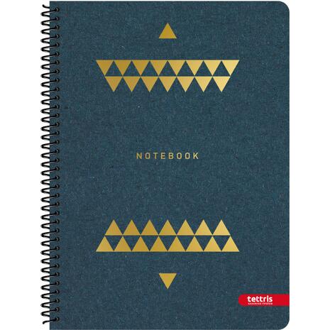 Τετράδιο σπιράλ TETTRIS Eco Gold 21x29cm 3 θεμάτων 90 φύλλων (Διάφορα σχέδια)