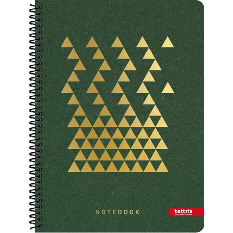 Τετράδιο σπιράλ TETTRIS Eco Gold 17x24cm 5 θεμάτων 150 φύλλων (Διάφορα σχέδια)