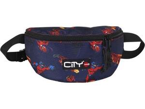 Τσαντάκι μέσης μπανάνα CITY Lyc Sac Power Man μπλε (Art.71774)