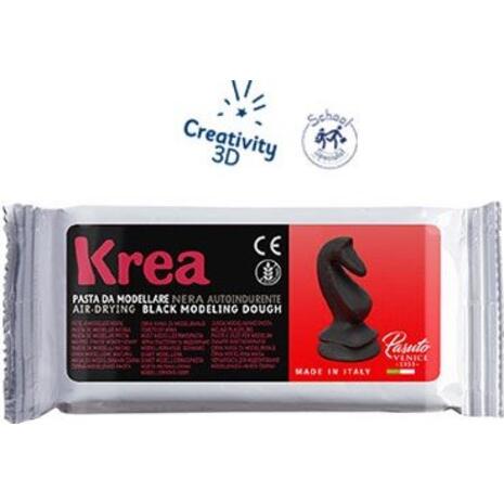 Πηλός TOY COLOR KREA 500gr μαύρος (Μαύρο)
