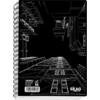 Τετράδιο σπιράλ SKAG Black & White 17x25cm 3 θεμάτων  (292535) (Διάφορα σχέδια)