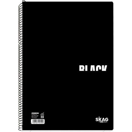 Τετράδιο σπιράλ SKAG Black & White A4 2 θεμάτων (292504) (Διάφορα σχέδια)