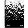 Τετράδιο σπιράλ SKAG Black & White A4 2 θεμάτων (292504) (Διάφορα σχέδια)