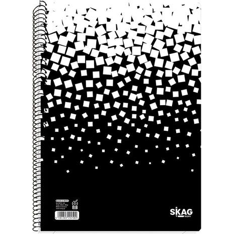 Τετράδιο σπιράλ SKAG Black & White A4 2 θεμάτων (292504) (Διάφορα σχέδια)