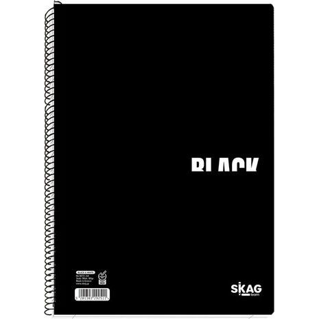 Τετράδιο σπιράλ SKAG Black & White Α4 3 θεμάτων 90 φύλλων (292511) (Διάφορα σχέδια)