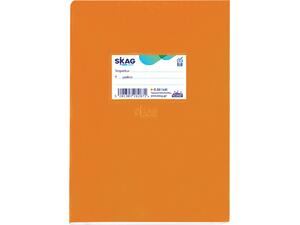 Τετράδιο SKAG ""SUPER ΔΙΕΘΝΕΣ"" 50 Φύλλων 17x25cm ΜΚ πορτοκαλί (282871) (Πορτοκαλί)