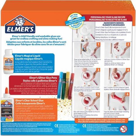 Elmers Glue Slime Starter Kit (συσκευασία 8 τεμαχίων)