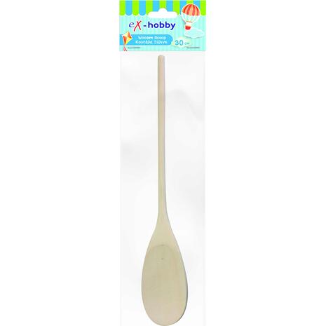 Κουτάλα ex-HOBBY ξύλινη 30cm (0402420)