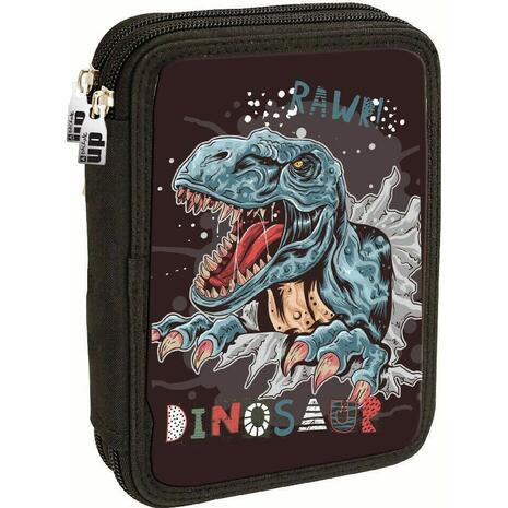 Κασετίνα γεμάτη διπλή Back me up No Fear Dinosaur (357-05100)