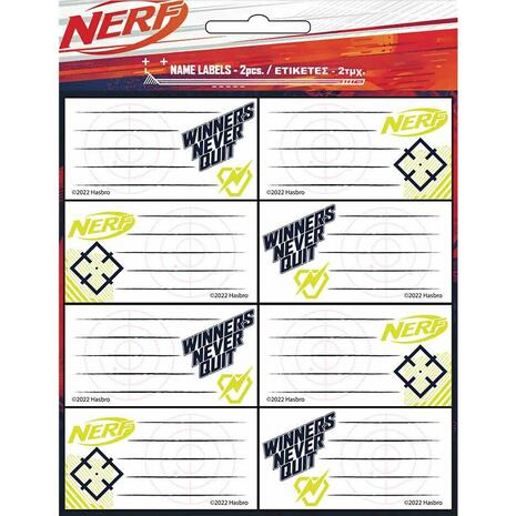 Σχολικές Ετικέτες GIM Nerf (συσκευασία 16 ετικετών) (776-00146) - Ανακάλυψε Σχολικές Ετικέτες με τους αγαπημένους σου ήρωες και με διάφορα σχέδια από το Oikonomou-shop.gr.