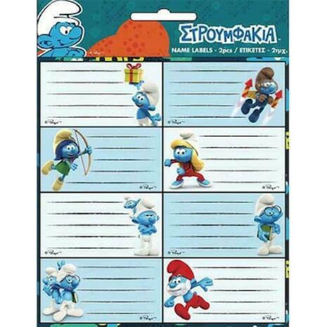 Σχολικές Ετικέτες GIM Smurfs (συσκευασία 16 ετικετών) (770-51246) - Ανακάλυψε Σχολικές Ετικέτες με τους αγαπημένους σου ήρωες και με διάφορα σχέδια από το Oikonomou-shop.gr.