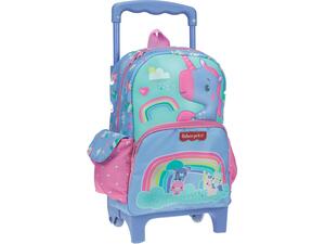 Σακίδιο τρόλεϊ GIΜ  Fisher Price Unicorn (349-42073) - Ανακαλύψτε μεγάλη ποικιλία από Σχολικές Τσάντες Τρόλεϊ για να ξεκινήσετε την νέα σχολική χρονιά χωρίς περιττά βάρη από το Oikonomou-Shop.gr.