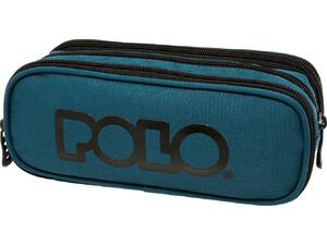 Κασετίνα οβάλ POLO Triple Navy Blue (9-37-005-5401)