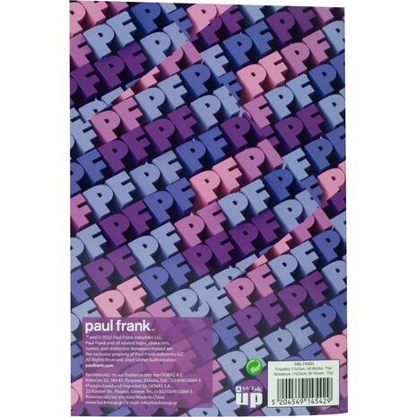 Τετράδιο καρφίτσα BMU Paul Frank Retro Sweet 17Χ25cm 40 φύλλων (346-74400) - Ανακάλυψε Τετράδια σχολικά για μαθητές και φοιτητές για το γραφείο ή το σπίτι από το Oikonomou-shop.gr.