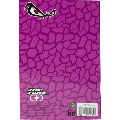 Τετράδιο καρφίτσα BMU No Fear Be Brave 17x25cm 40 φύλλων σε διάφορα σχέδια (348-01400) - Ανακάλυψε Τετράδια σχολικά για μαθητές και φοιτητές για το γραφείο ή το σπίτι από το Oikonomou-shop.gr.