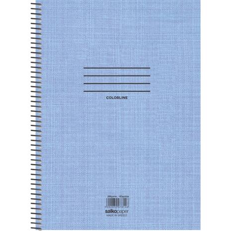 Τετράδιο σπιράλ Salkο Colorline 5 θεμάτων 21x29cm 250 σελίδες σε διάφορα χρώματα (7860) - Ανακάλυψε Τετράδια σχολικά για μαθητές και φοιτητές, για το γραφείο ή το σπίτι με εντυπωσιακά εξώφυλλα για να κερδίσεις τις εντυπώσεις.