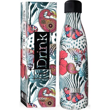 Μπουκάλι θερμός i drink d0421 therm bottle 500ml Butterfly - Ανακαλύψτε Μεταλλικά Παγουρίνο που μπορείτε να βασιστείτε και να εμπιστευτείτε για τα παιδιά σας από το Oikonomou-shop.