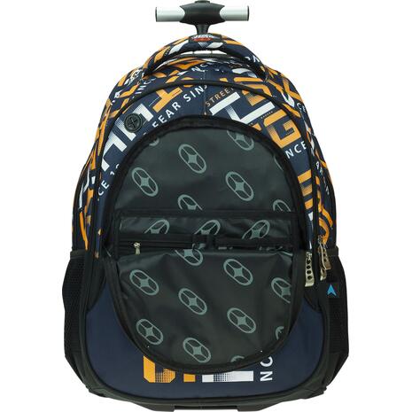 Σακίδιο τρόλεϊ Back Me Up No Fear Stay High (348-09074) - Ανακάλυψε μεγάλη ποικιλία από Σχολικές Τσάντες Τρόλεϊ για να ξεκινήσεις την νέα σχολική χρονιά χωρίς περιττά βάρη από το Oikonomou-Shop.gr.