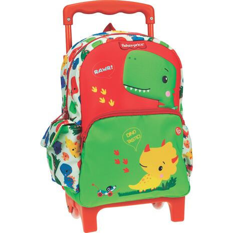 Σακίδιο τρόλεϊ GIM Fisher Price Mini Dinosaur (349-09073) - Ανακάλυψε μεγάλη ποικιλία από Σχολικές Τσάντες Τρόλεϊ για να ξεκινήσεις την νέα σχολική χρονιά χωρίς περιττά βάρη από το Oikonomou-Shop.gr.