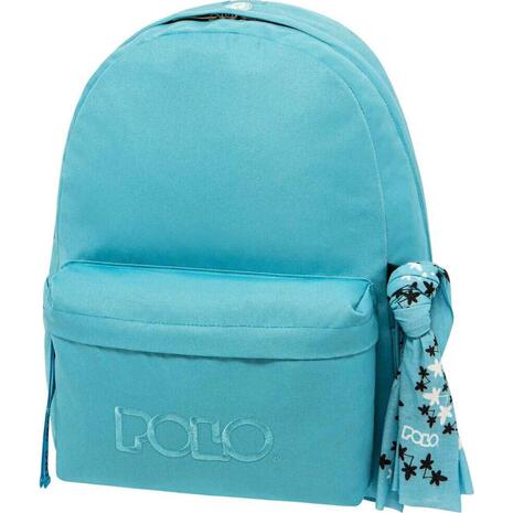 Σακίδιο πλάτης 1+1 θέσεων POLO Original Scarf Cyan - Κυανό (9-01-135-5601 2023) - Ανακάλυψε επώνυμες Σχολικές Τσάντες Πλάτης κορυφαίων brands από το Oikonomou-Shop.gr.