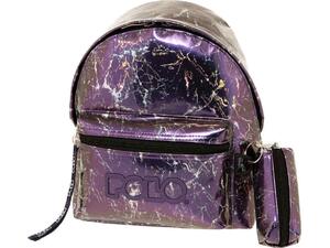 Σακίδιο πλάτης νηπίου 1+1 θέσεων Polo Mini Marble Purple Marble (9-07-044-8215 2023)