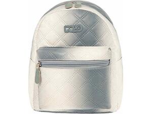 Τσάντα Πλάτης νηπίου 1+1 θέσεων Polo Mini Contessa Grey Cotton (9-07-035-8222 2023)
