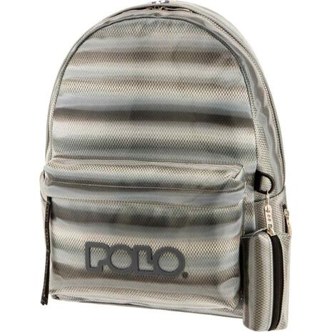 Τσάντα Πλάτης 1+1 θέσεων Polo Ragazza Multi Grey