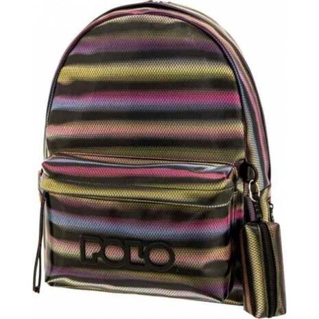 Τσάντα Πλάτης 1+1 θέσεων Polo Ragazza Multi Black (9-01-134-8218 2023)