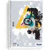 Τετράδιο σπιράλ Skag University Fun Boy 17x25 5 θεμάτων Ν.9245 διάφορα σχέδια (300582)