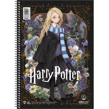 Τετράδιο Salko σπιράλ Prespan "Hogwarts" 17x25 3 Θεμάτων 180Φ (διάφορα σχέδια)