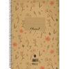 Τετράδιο Salko σπιράλ "Floral" 17x25 4 Θεμάτων 240Φ (6444) (διάφορα σχέδια)