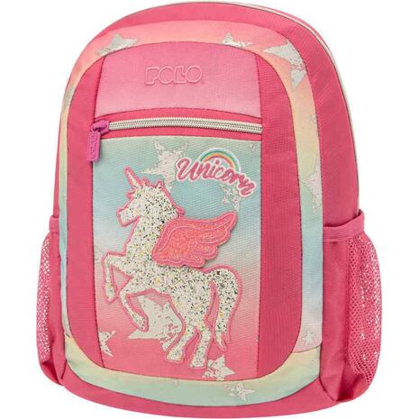 Τσάντα πλάτης νηπίου 1+1 θέσεων Polo Bambino Unicorn (9-07-012-8234 2023)