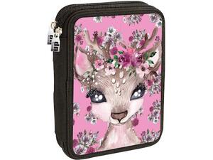 Κασετίνα γεμάτη διπλή BMU Pink Deer (357-11100)