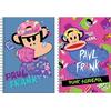 Τετράδιο σπιράλ 2 θεμάτων BMU Paul Frank A4 70 φύλλα ριγέ (2 σχέδια)