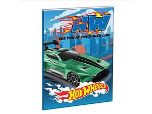 Τετράδιο καρφίτσα GIM Hot Wheels 17x25cm 40 φύλλων (349-28400) (Διάφορα χρώματα)