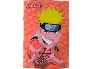 Τετράδιο καρφίτσα GIM Naruto 17x25cm 40 φύλλων (369-00400) (Διάφορα χρώματα)