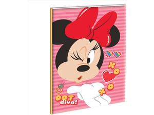 Τετράδιο καρφίτσα GIM Minnie 17x25cm 40 φύλλων (340-37400) (Διάφορα χρώματα)