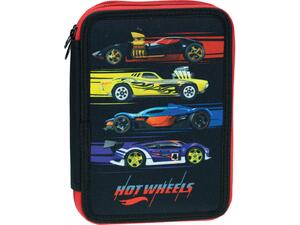 Κασετίνα γεμάτη διπλή GIM Hot wheels (349-28100)