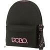 Tσάντα πλάτης POLO Original Scarf Black/Violet-Μαύρο/Βιολετί (901135-2046 2024)